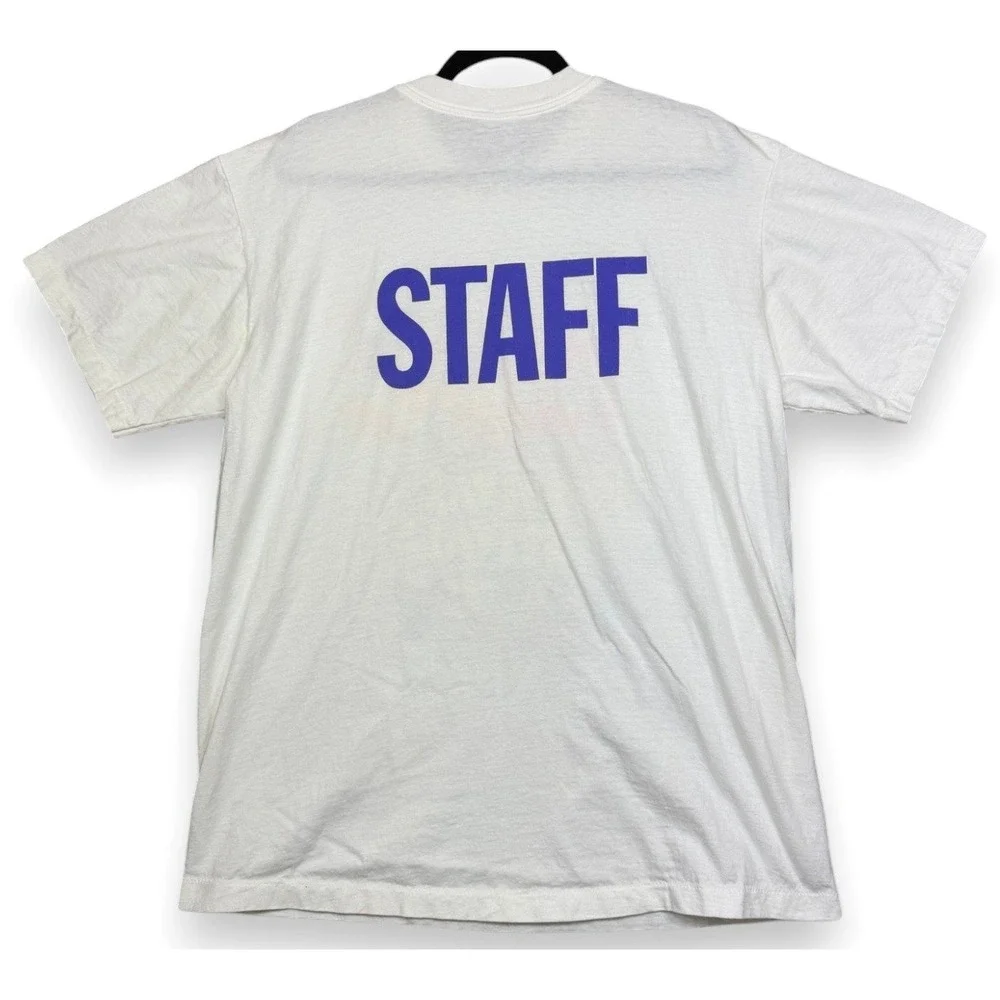 Brockum T-Shirt Mens XL White 1992 Toronto Film Festival Staff Vintage 90s